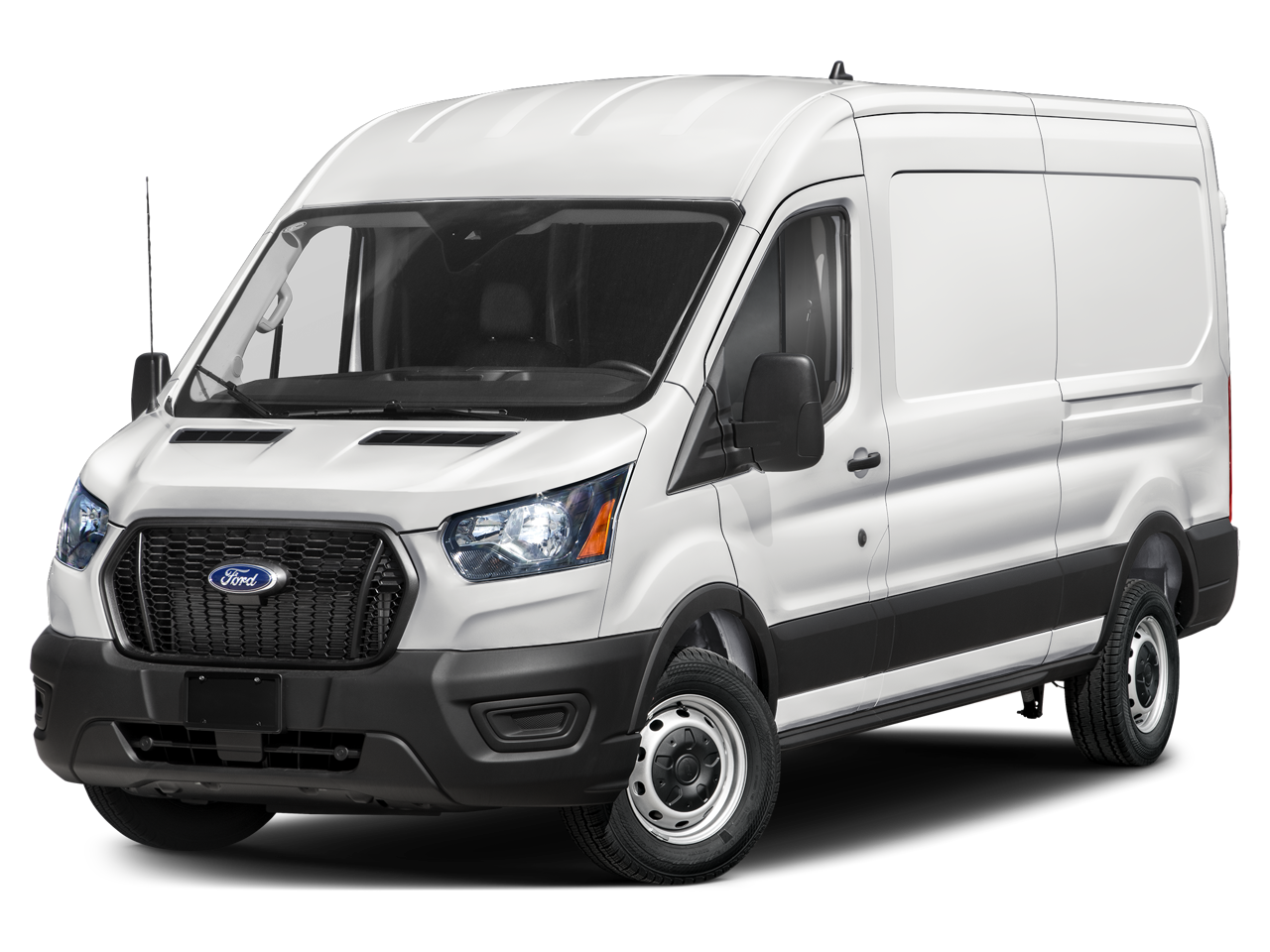 2023 Ford Transit-250 Base in Oxford White — front three-quarter view